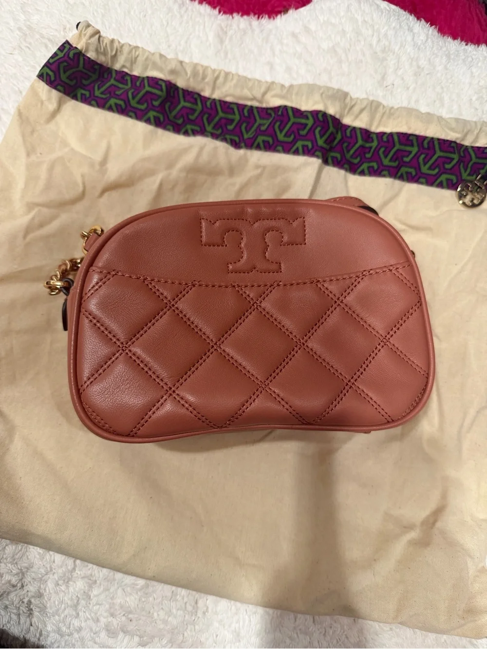 Michael Kors Red Mini Top-Handle Crossbody